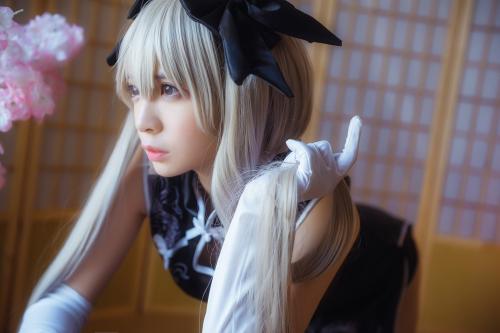 [Cosplay] Fengmaoss 疯猫ss – Sora Black Qipao 穹妹旗袍黑