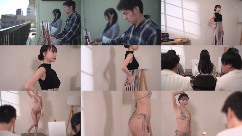 +++ [FHD] MVSD-654 隣に彼女がいるのにデッサン中に僕にだけアソコを見せつけ微笑みかけてくるヌードモデルの露出狂お姉さん 真希いずみ