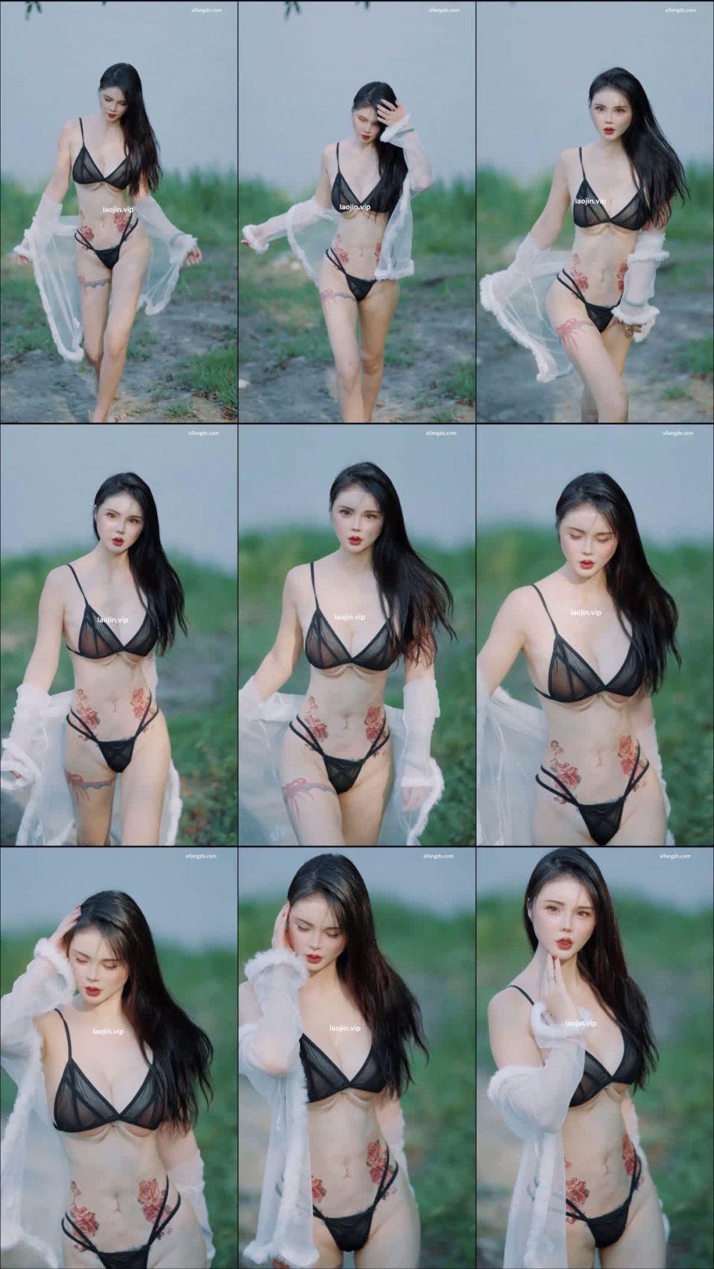 2025年9月最新，【重磅流出】顏瑜攝影師拍攝花絮和李二狗約會，網紅模特顏瑜