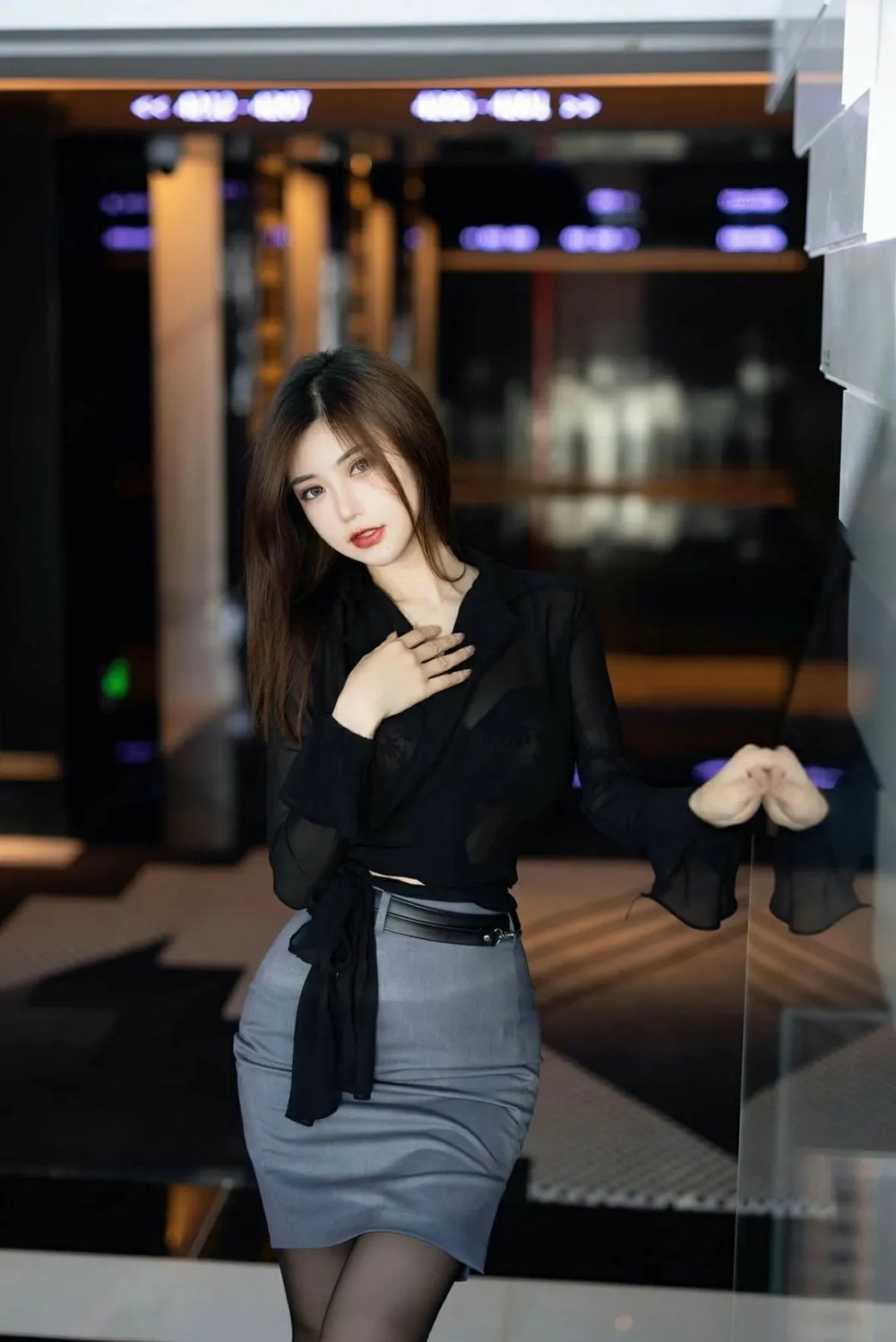 黑色讓長腿裹滿風情[36P]