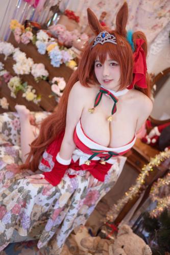 [Cosplay] 阿半今天很开心 – 赛马娘 大和赤骥·绯红的星落之夜