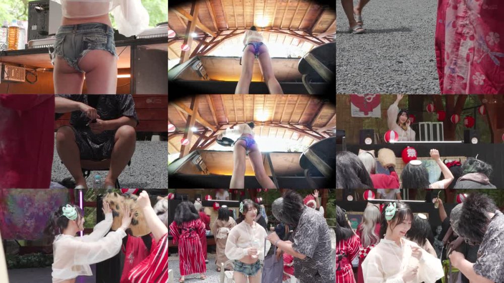 +++ [FHD] SGKI-065 妖怪仮装盆踊りで催淫液を盛られ異物オナニー！イキ漏らし野外アクメ
