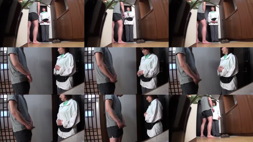 +++ [FHD] DBNK-081 玄関先で宅配・集金のおばさんに誘惑されて 唾液手コキ濃厚フェラで抜いてくれた！4時間