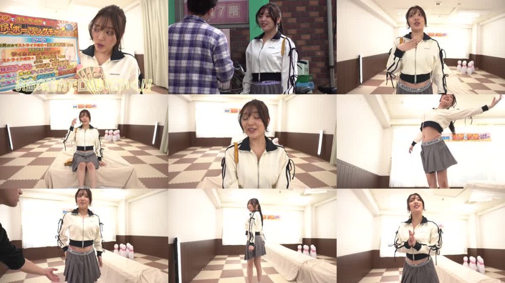 +++ [FHD] KING-302 素人バラエティ ボーリング女子が己のケツでストライクを狙え！デカ尻ボーリングチャレンジ！ローションぬるべちょ滑走快感で肛門ヒクヒク！ガータ―出したら即ハメ中出し！～ゆき編～