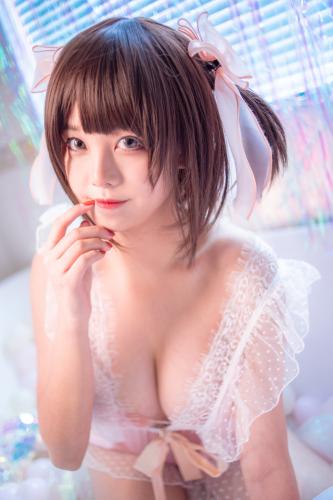 [Cosplay] Mizhi Mao Qiu 蜜汁猫裘 – Pink Private 粉色私房