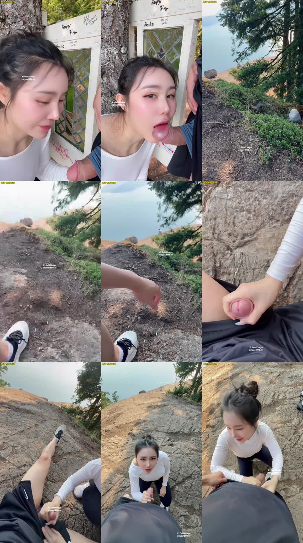 +++ XB-881 七夕山頂偷歡人好多插幾下就來一波人