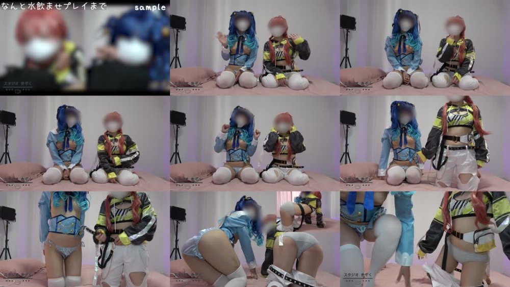 +++ FC2-PPV-4778348 限定【楽園】Vtuber獅〇堂あ〇りのあちゃん・天〇ここ〇ことはちゃんの最強コンビによるハーレム3P＆4P