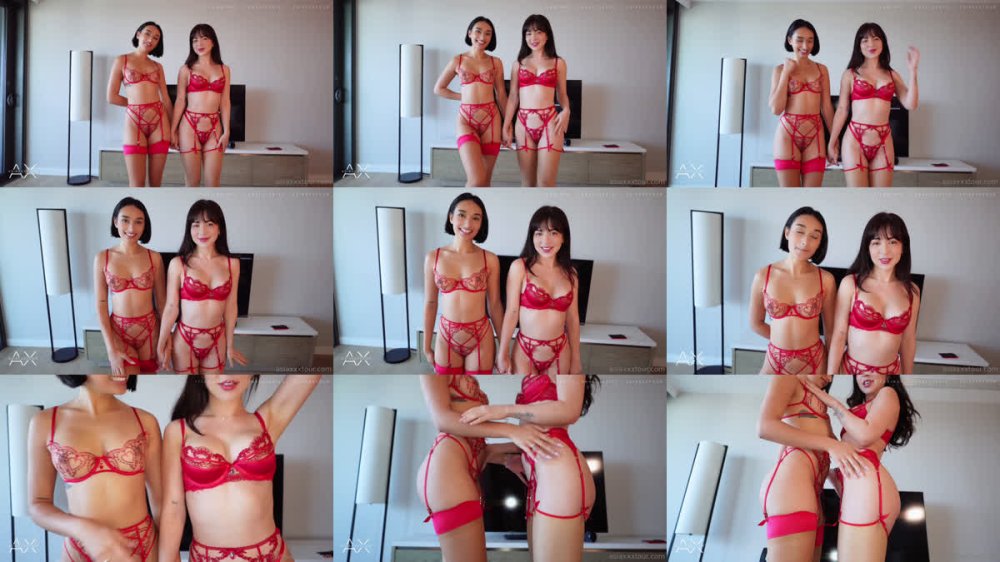 +++ XB-960 兩位混血辣妹聯手口交深喉共用一根雞巴