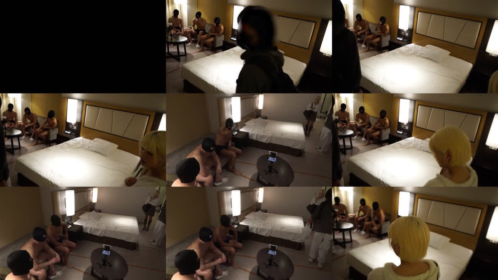 +++ [FHD] 476MLA-256 超高額裏バイト ～稼ぎたいけど風俗には抵抗のある金髪スプリットタン美女の大乱交記録～