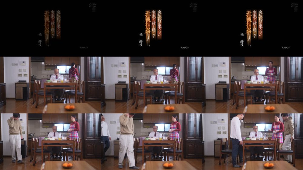 +++ [FHD] ROE-424 家族皆が巣立った実家で、 母と過ごす近親相姦の日々―。 椿紗枝