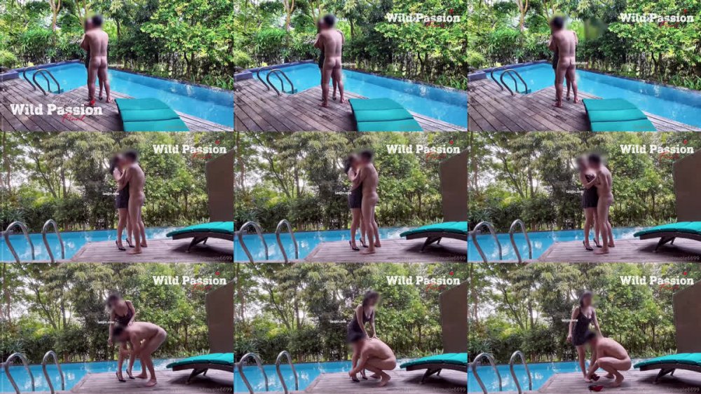 2025年10月最新，淫妻大神【愛玩夫妻@KLcouple6699】【狂野之戀】泳池邊的濕身激情