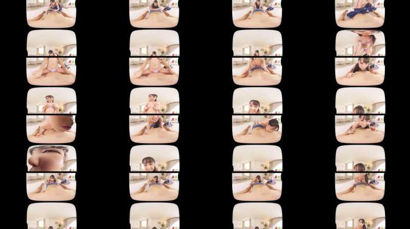 +++ [VR] VOVS-263 長尺43分・高画質 完全顔出し！アイドル級容姿！アニメ声でキス魔！なんと自ら2回目を求める！ドスケベ美少女に2連続生中出し！