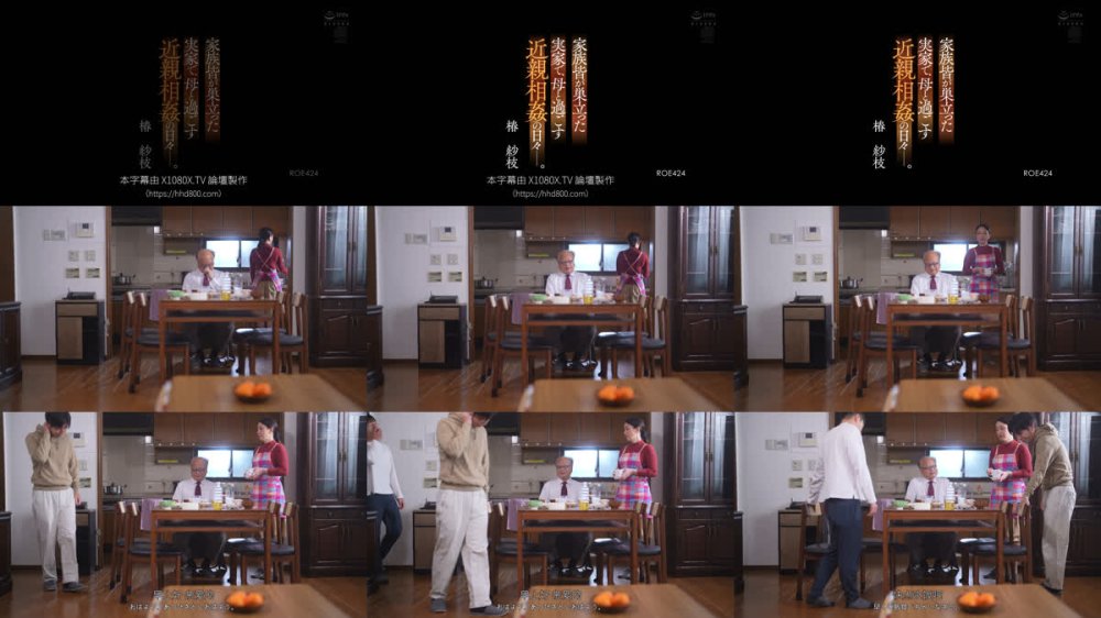 +++ [FHDC] ROE-424 家族皆が巣立った実家で、 母と過ごす近親相姦の日々―。 椿紗枝