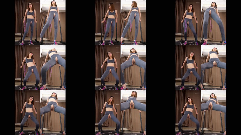 大尺度紗姬舞團，稀毛饅頭逼眼鏡小姐姐【48號姬】情趣裸舞，超高清雙屏4K橫版（10V）[MP4/3980MB]