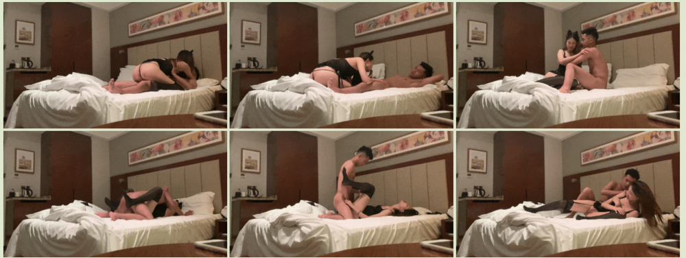 【反差婊洩密】，清純眼鏡妹，精液容器無套內射，乖乖女在床上情趣裝挑逗啪啪！