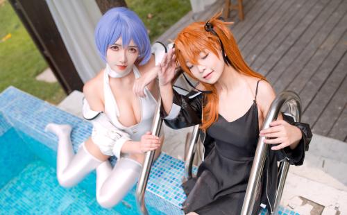 [Cosplay] 源纱希喵喵喵 狸猫 绫波丽cos[12P-101MB]