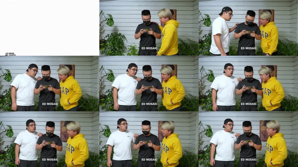 【AI增強】EdMosaicNTR系列！ 看家裡監視器發現女友Jamie跟三壯漢玩4P，趕緊回家關心女友