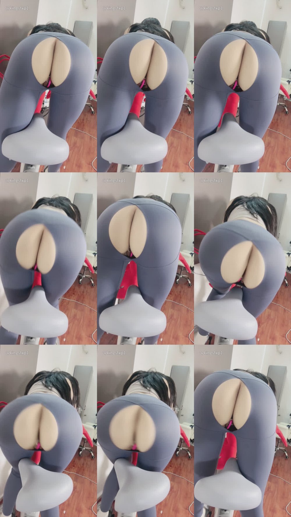 健身達人 高冷巨乳G奶禦姐【熊貓娃娃】天然渾圓巨乳 道具自慰 開襠瑜伽褲跳蛋騎乘 相當哇塞