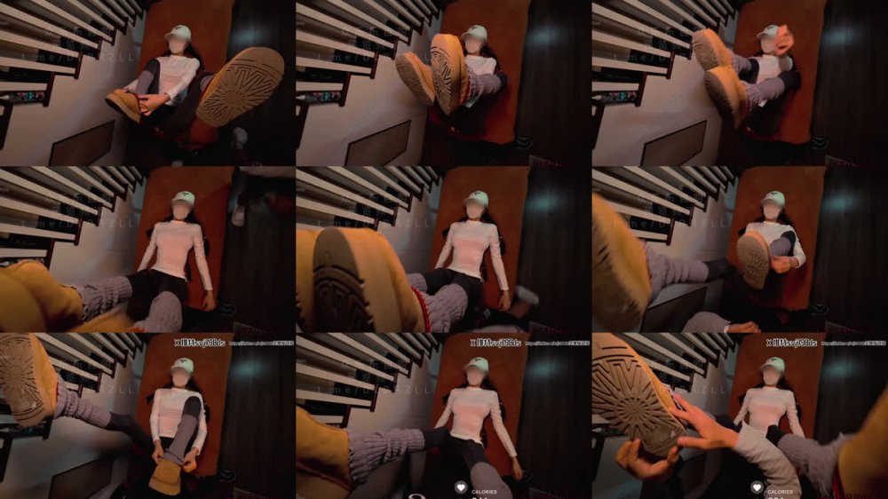 ✅ 推特極品暗黑系美腿嬌娃『Svj798ds』白帽緊身衣開襠瑜伽褲猛烈打樁 從此愛上瑜伽褲！