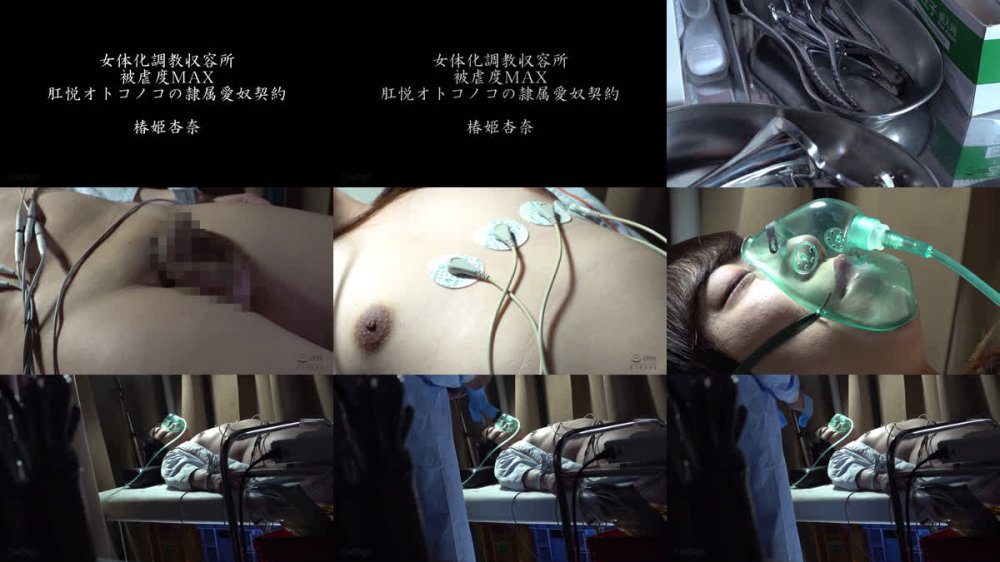 +++ [FHD] CNY-024 女体化調教収容所 被虐度MAX肛悦オトコノコの隷属愛奴契約 椿姫杏奈