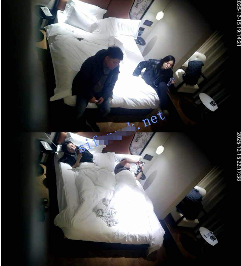 2025-12-15酒店精品 皮衣少婦和大哥外地出差開房操了三次