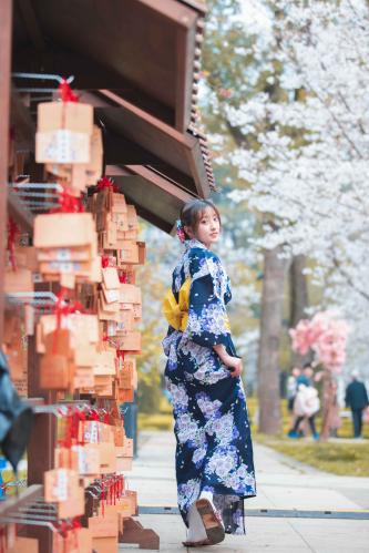 [Cosplay] 冬马路纱 樱园浴衣 [9P-133MB]