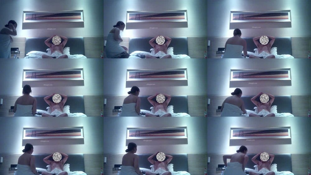 ⚫️ 賓館真實約炮BBW露臉刺青騷妹，一對車大燈又軟又白又大，一隻手握不住