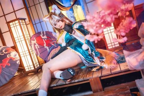 [Cosplay] 贞子蜜桃 原神 希娜小姐 [19P-251MB]