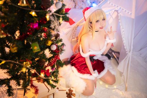 [Cosplay] 贞子蜜桃 喜多川夢海 圣诞 [70P1V-869MB]