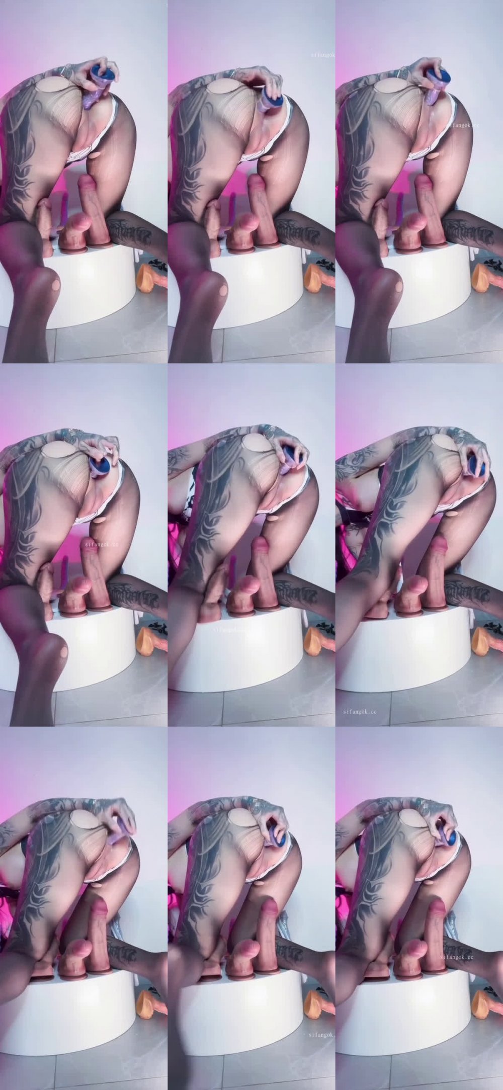 ⚫️12月新品，推特49萬粉高顏符文露臉女神【九條南無】最新付費福利，高潮了7次有點虛脫啊