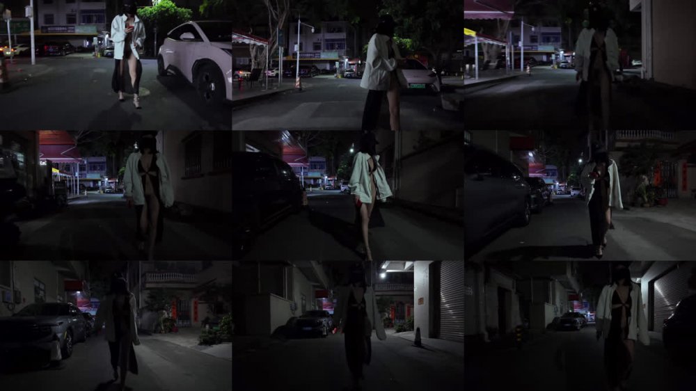 2025年12月最新，城市街頭露出，【cikaimoonLiWaynix】，從白天到黑夜，大叔們一個個看得流口水