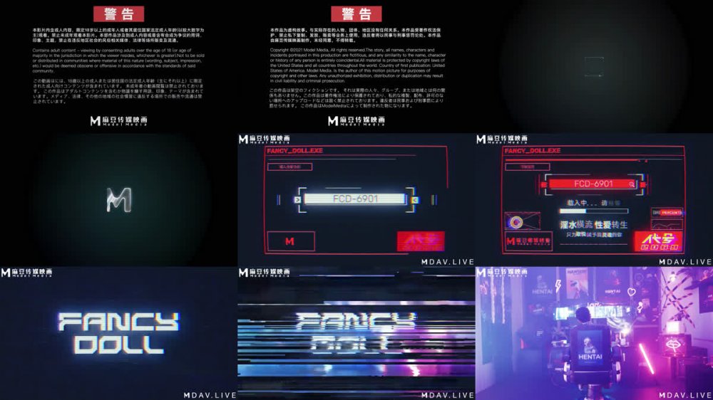 【AI增強】麻豆傳媒FCD-6901公仔變真人/淫水橫流/性愛轉生/玥可嵐