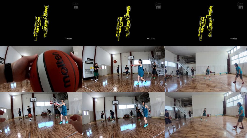 +++ [FHD] MIAB-588 高身長172cm巨乳118cmのエリートボディ ガチ元代表候補の女子バスケ選手 本気バスケ映像と指導的レ●プ輪● 辻井ほのか