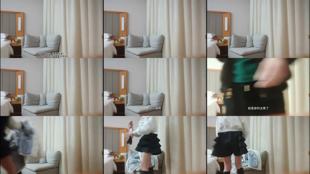 【AI增強】2022-01-12利哥探花之溫柔短髮短裙妹，偷偷摘套射滿背