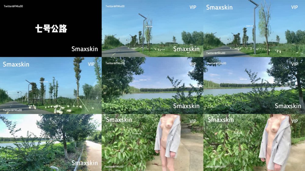 2025年12月最新，推特戶外露出女神，【Smaxskin】，七號公路，曲徑通幽，雨夜漫步