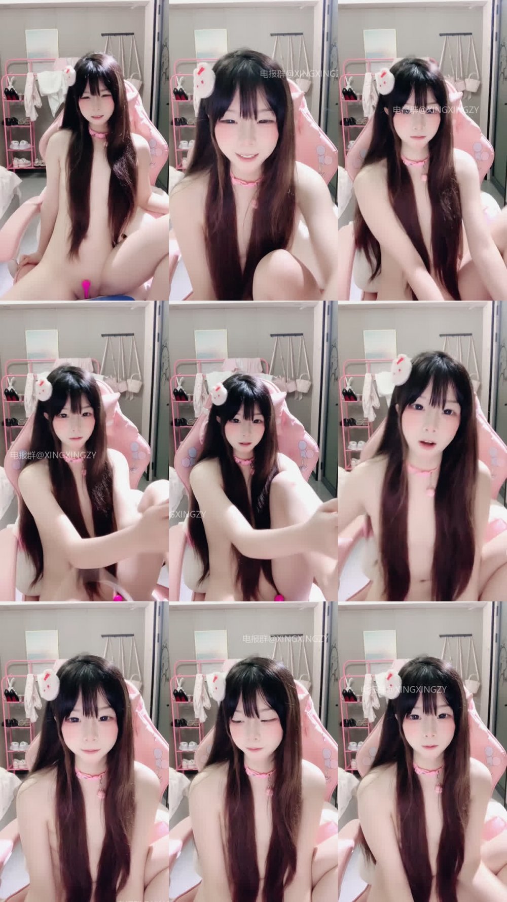 ♦️ 清純嫩妹【呆呆蘿】翻白眼可愛 大眼可愛清純嫩妹小小年紀老藝術家從容~化身魔丸挑逗5（5V）