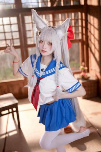 [Cosplay] 九柒喵 朝凪 JK (碧蓝航线) [37P-188MB]