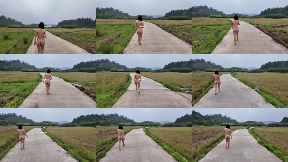 2025年12月最新，廣東汕頭，【cikaimoon】，全裸鄉村鐵軌露出，農村大爺的小小震撼，這輩子也沒想到