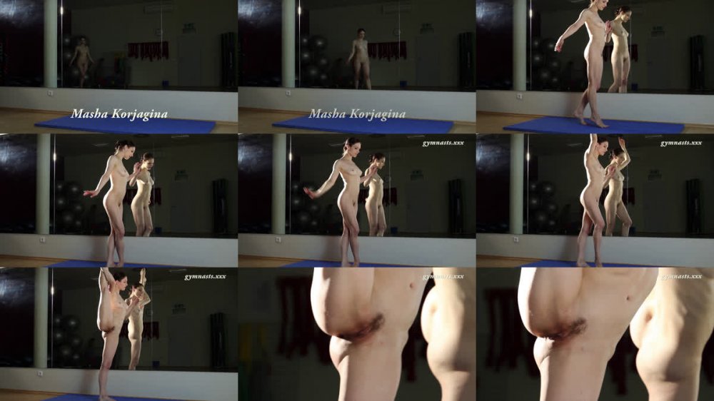 ⚫️ 一鏡到底裸體瑜伽體操運動員鏡頭前下腰一字馬各種高難度動作展示（2）