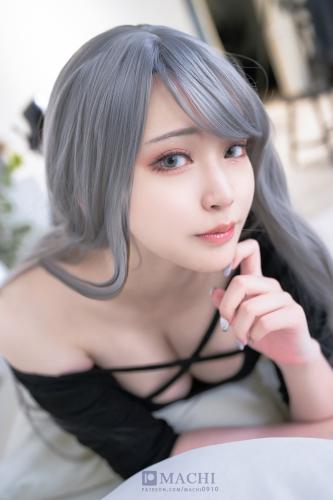 [Cosplay] Machi馬吉 2023.08 黑絲+私人內衣 [43P-45MB]