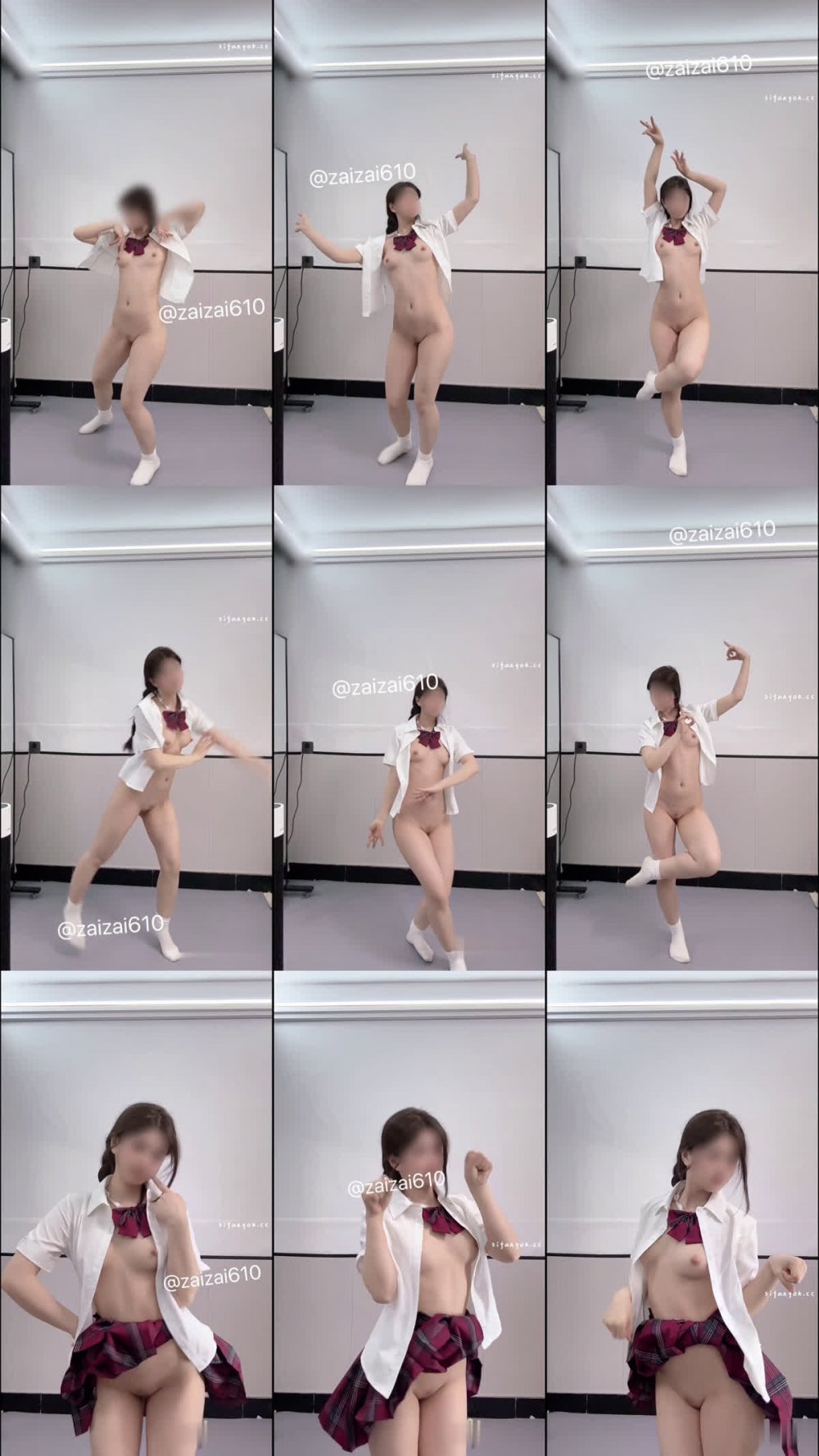 ⚫️ 大學舞蹈專業，人氣萌妹【小喬，原以安】01月VIP最新，清純JK裙裸舞