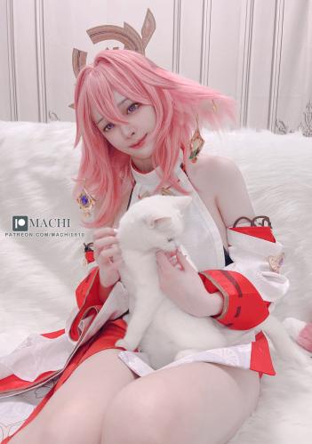[Cosplay] Machi馬吉 Yae Miko Selfie [7P-10MB]