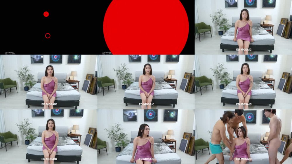 【AI增強】EdMosaicEDEA-402美乳琪琪這次許願四隻，把男優搖到忍不住射出來，前後的洞都被塞滿