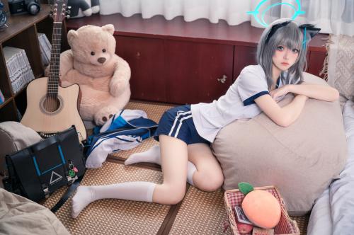 [Cosplay] 九柒喵 体操服白子 [17P-67MB]