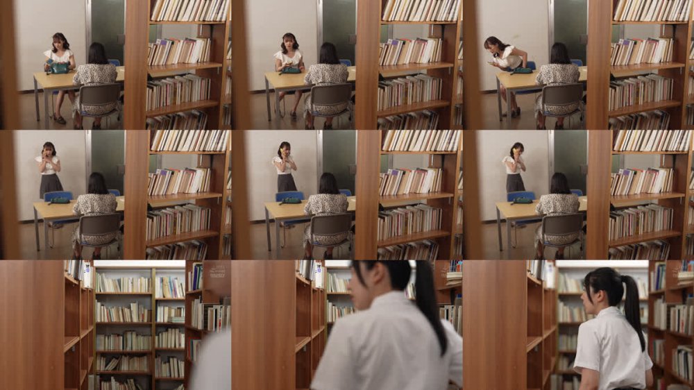 +++ [FHD] DANDYA-019 図書館にいる地味OLにスカート内手マンでレズ堕ちするまで何度もイかせる制服ビアン