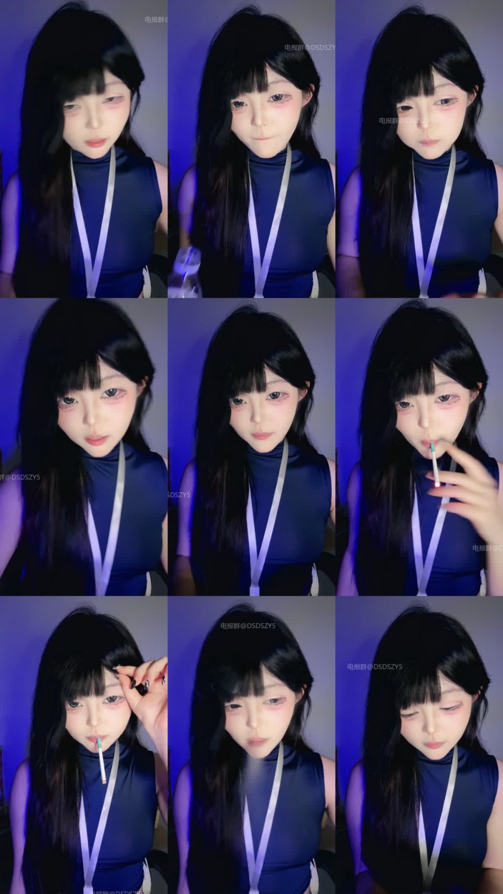 ♦️ 七彩主播【1663758554_魅魔的夜晚】直播錄播暗黑系妹子4（6V）