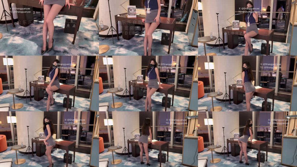 +++ XB-1332 黑絲女秘用身體搞勞業務能力不強新員工