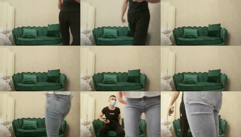 【AI增強】2020-06-04【千人斬星選探花】牛仔褲白衣妹子TP啪啪，倒立口交沙發上操騎坐后入猛操