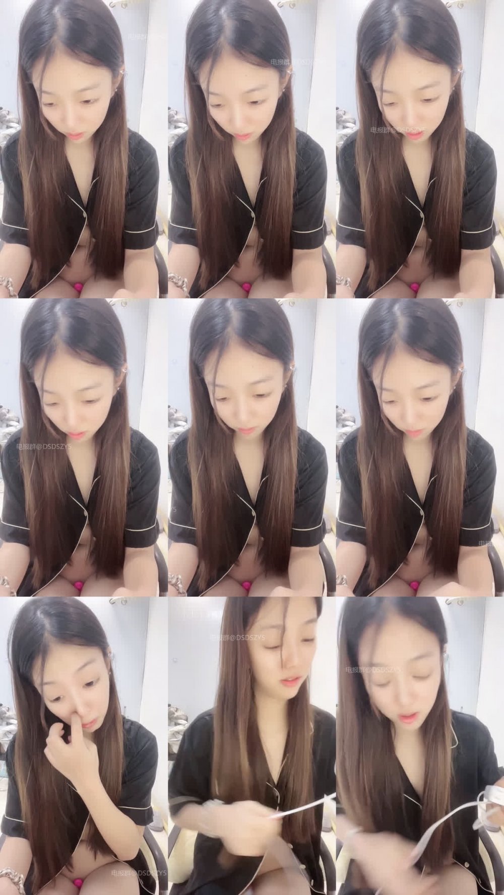 ♦️ 頂級舞蹈生【06清純安靜】極品大奶、男友用假陽具調教3（5V）