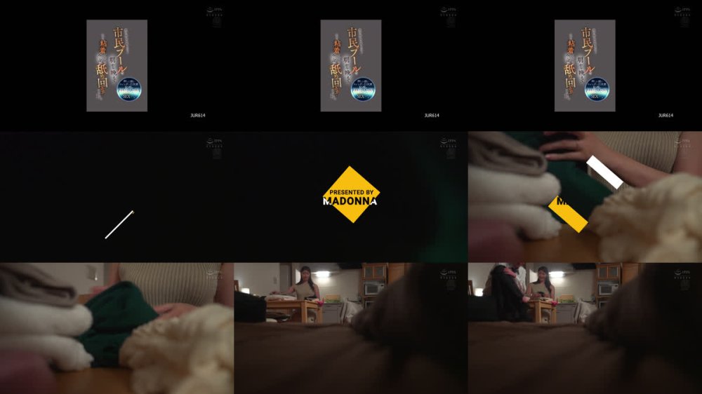 +++ [FHD] JUR-614 夫の居ない平日は…市民プールで朝から晩まで、近所の粘着中年男に全身を舐め回されている私。 押しに弱いスレンダー巨尻妻、恥辱の《競泳水着》SEXー。 北川遥